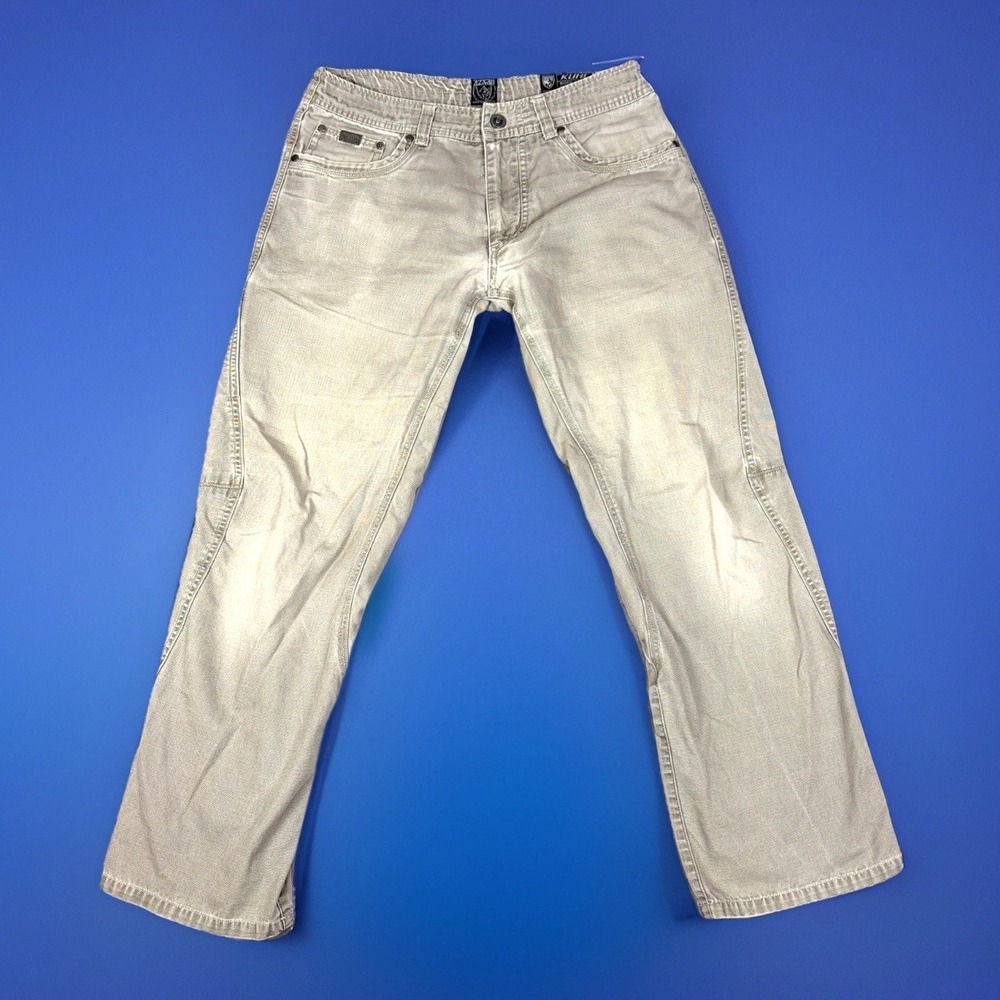 Kuhl Pants Mens 32x30 Tan Outkast Cotton‎ Kanvas Vintage Patina Dye Gorpcore